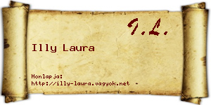 Illy Laura névjegykártya